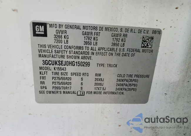 3GCUKSEJ0HG150299: 72853835