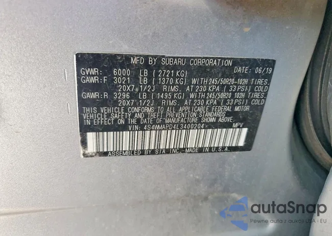 4S4WMAPD4L3400204: 99604815