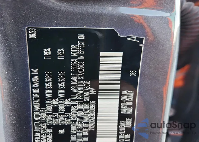 2T2ADCAZ2RC009806: 73024425