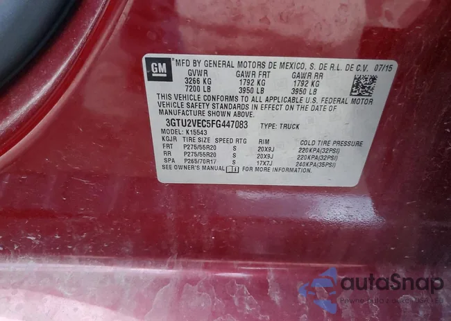 3GTU2VEC5FG447083: 97559205