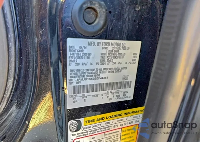 1FMJU1K53EEF44344: 72919875