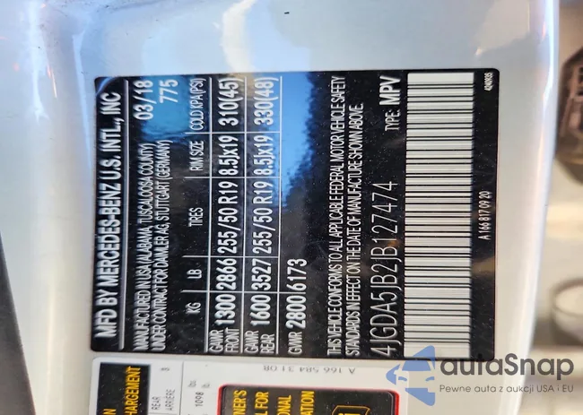 4JGDA5JB2JB127474: 73415395