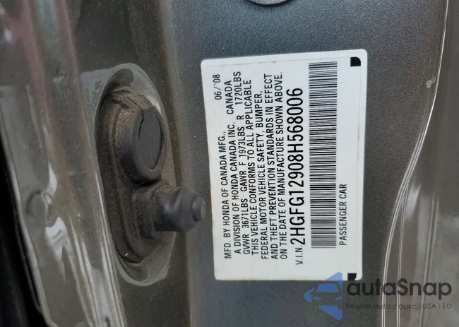 2HGFG12908H568006: 73791005