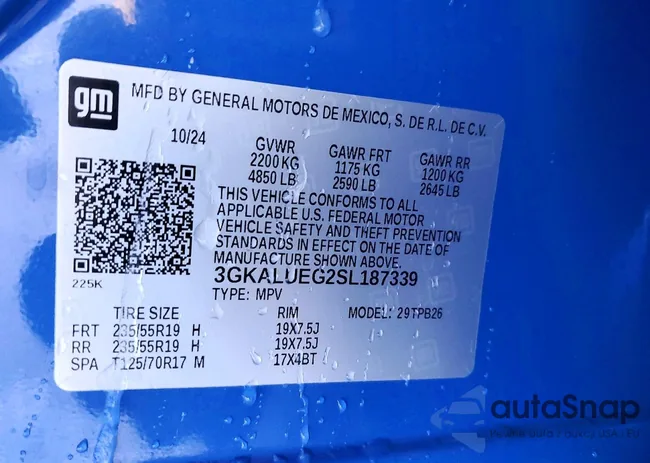 3GKALUEG2SL187339: 74931725