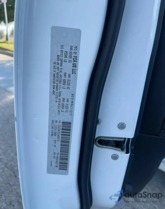 2C3CDXKT6JH203719: 99574565