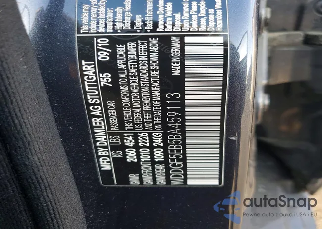 WDDGF5EB5BA459113: 74477925