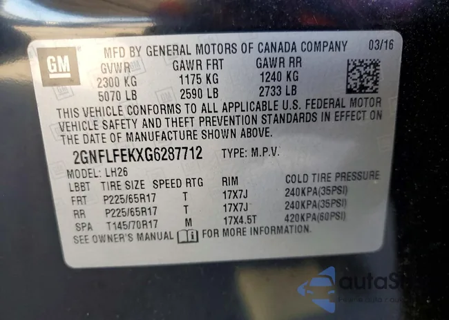 2GNFLFEKXG6287712: 72361275