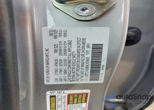 5J8TC1H58ML000845: 98501595