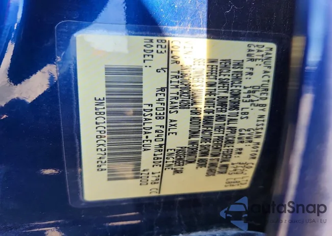 3N1BC1CP8CK274268: 75077835