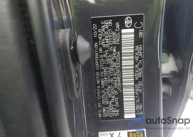 JTDB4MEE5P3003266: 73619115