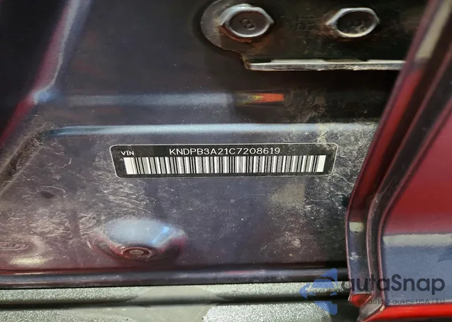 KNDPB3A21C7208619: 74052345