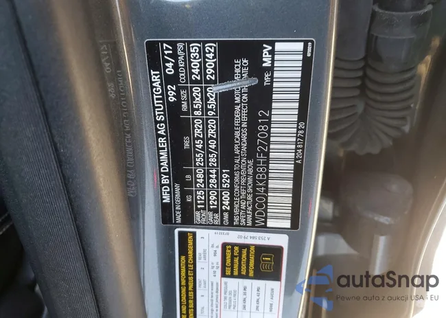 WDC0J4KB8HF270812: 74677525