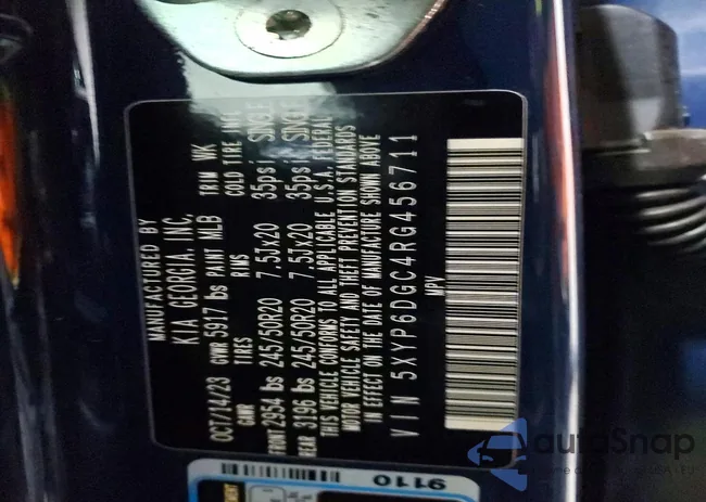 5XYP6DGC4RG456711: 72695835