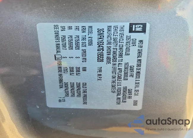 3GNFK16347G195528: 98800965