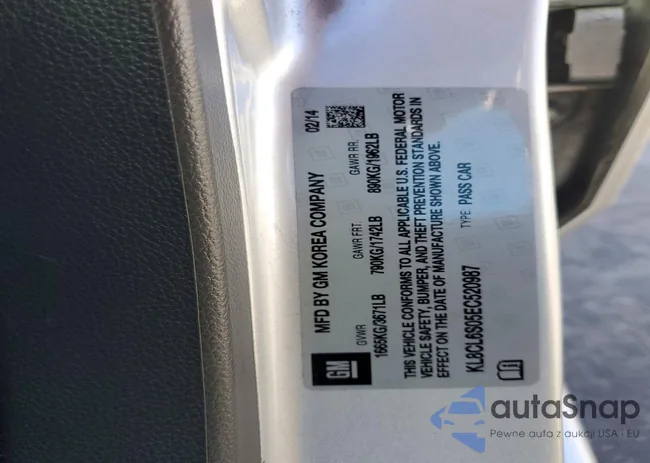 KL8CL6S05EC520987: 72396215