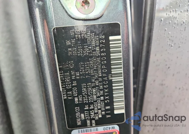 5XYK6CAF0PG083722: 98583645