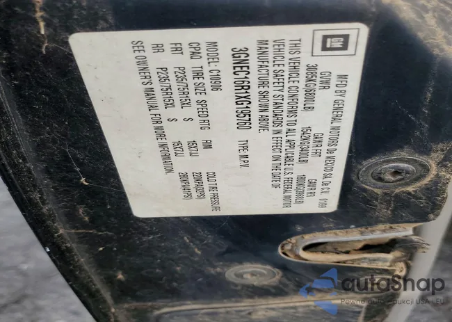 3GNEC16R1XG195760: 73818945