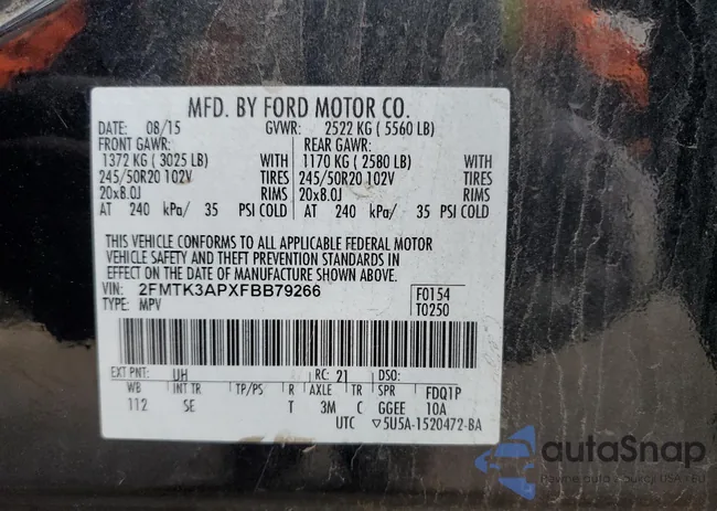 2FMTK3APXFBB79266: 41325134