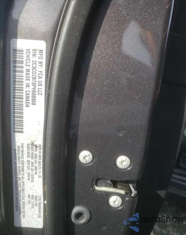 2C3CDZBT8PH688868: 45542335