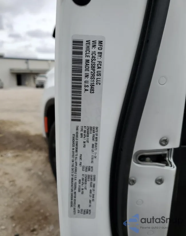 1C4SJSBP2RS118483: 45696995