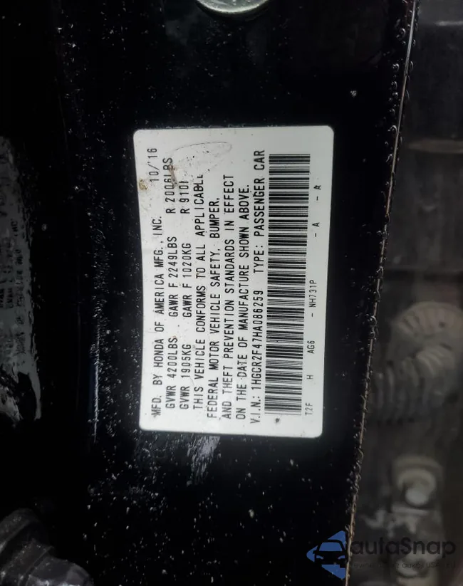 1HGCR2F47HA086259: 44930675