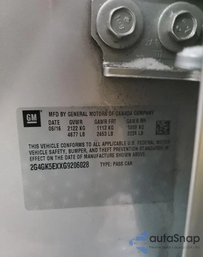 2G4GK5EXXG9206028: 45043035