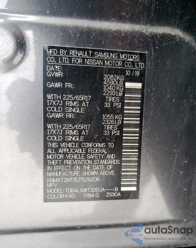 KNMAT2MT8LP526206: 45958335