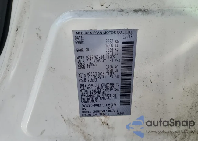 5N1CL0MM0EC518094: 45123685