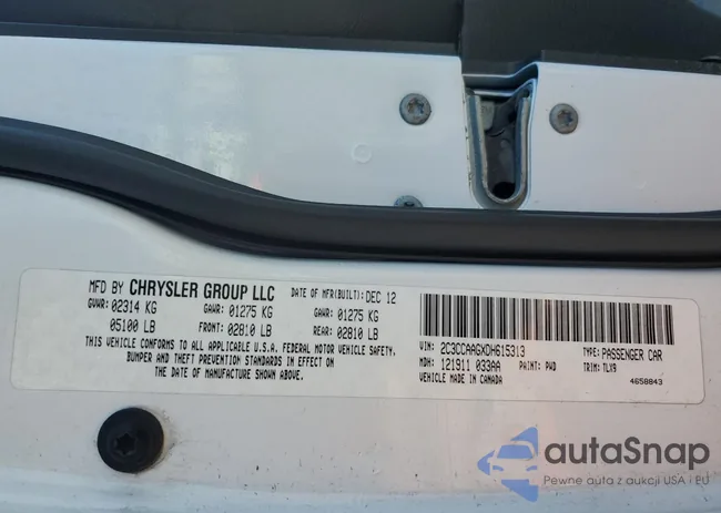 2C3CCAAGXDH615313: 46552125