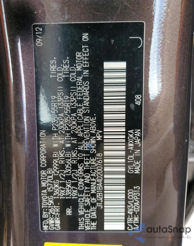 JTJZB1BA4D2007618: 44159195