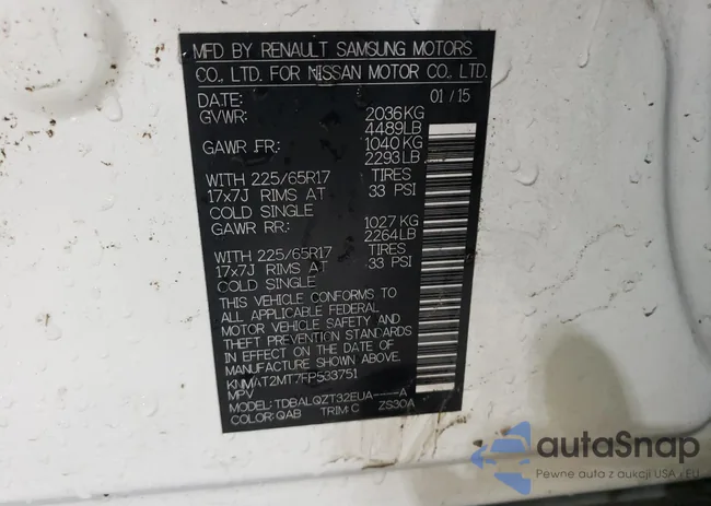 KNMAT2MT7FP533751: 43818025