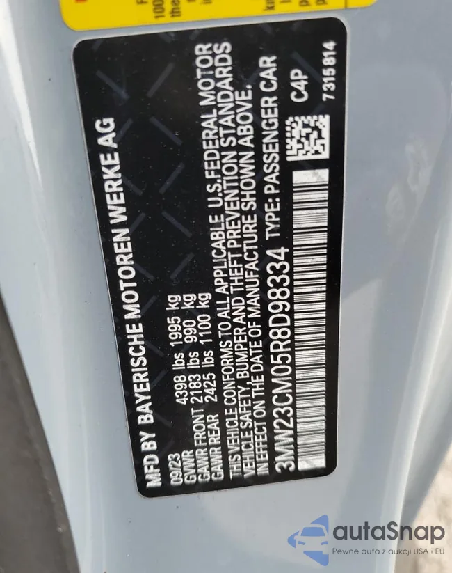 3MW23CM05R8D98334: 42779175