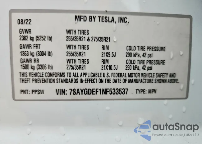 7SAYGDEF1NF533537: 75178295