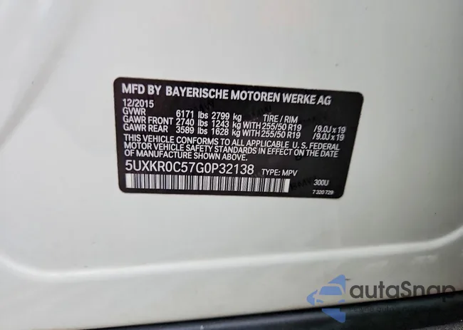 5UXKR0C57G0P32138: 77459255