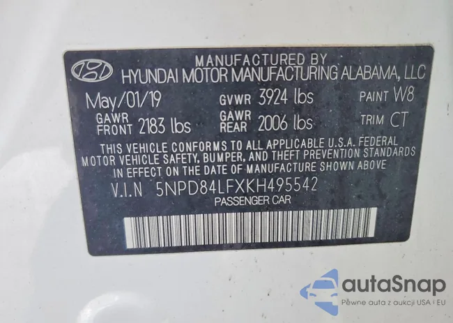 5NPD84LFXKH495542: 75258765