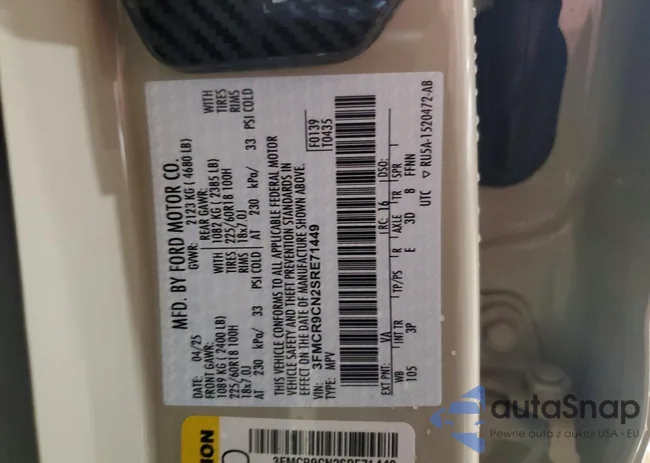 3FMCR9CN2SRE71449: 78091945