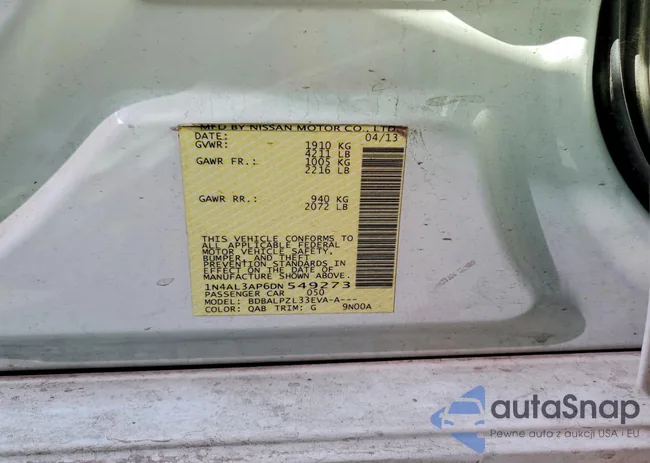 1N4AL3AP6DN549273: 78523105