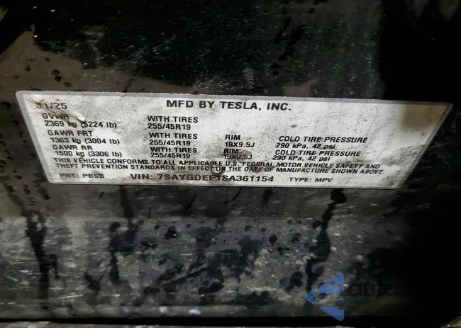 7SAYGDEE1SA361154: 79024855