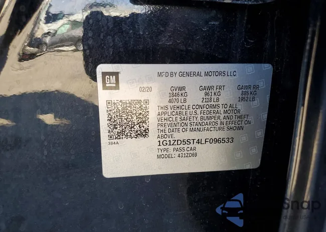 1G1ZD5ST4LF096533: 77133265