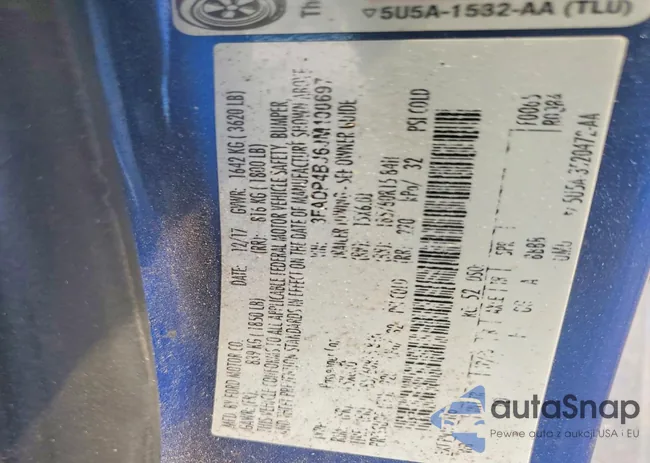 3FADP4BJ6JM100697: 76438625