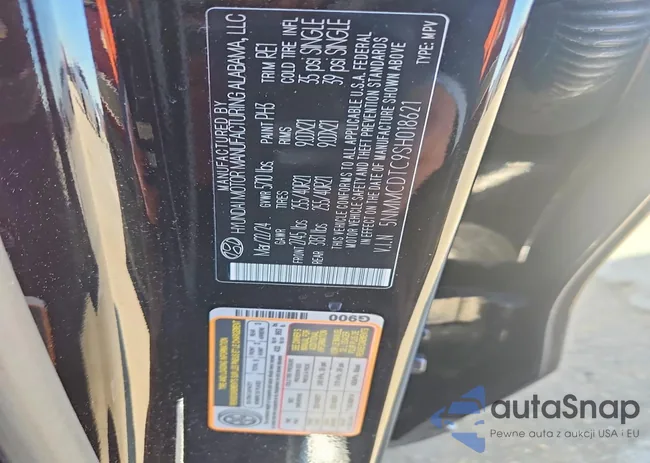 5NMMCDTC9SH018621: 76388755