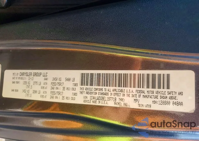 1C4HJWDG9EL197718: 75998115