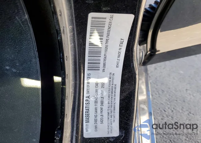 ZAM57XSA7F1155255: 76406865