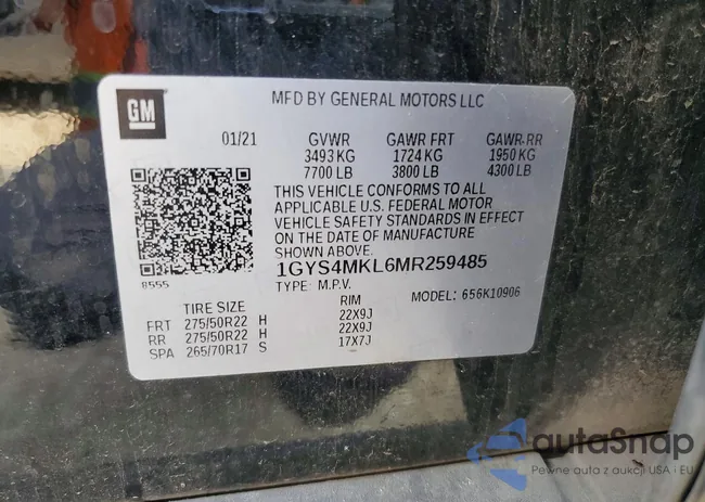 1GYS4MKL6MR259485: 77938225