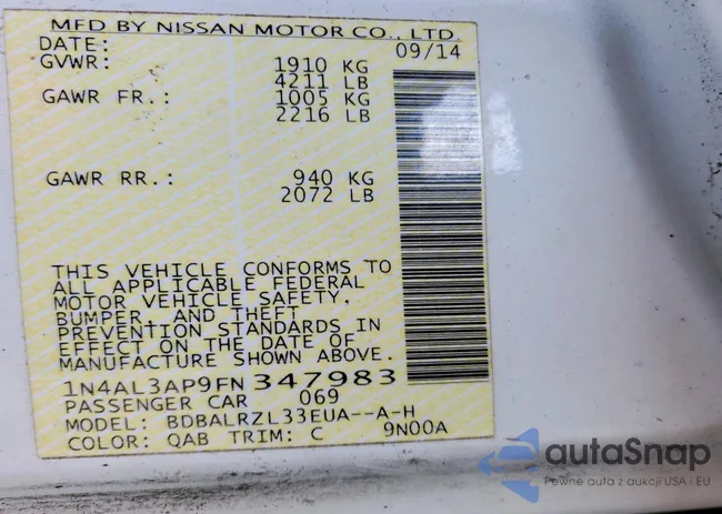 1N4AL3AP9FN347983: 76593295