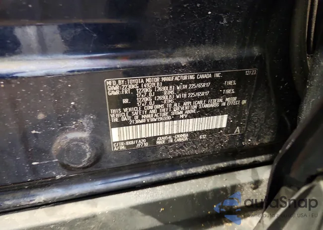 2T3RWRFV1RW196990: 78880795