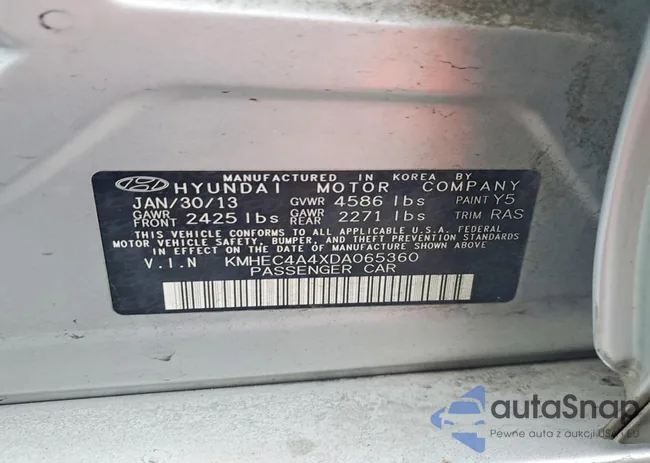 KMHEC4A4XDA065360: 76239055