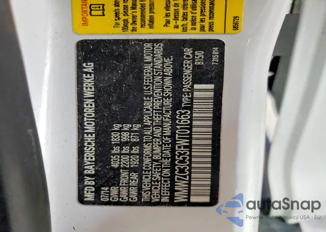 WMWZC3C53FWT01663: 76751755