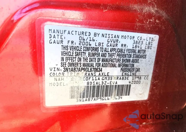 3N1AB7AP9GL670634: 78971595