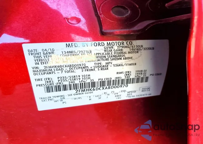 2FMHK6DCXABD00970: 78262215